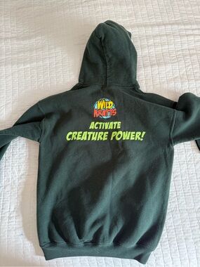 Wild Kratts Kids Green 'Activate Creature Power!' Hoodie